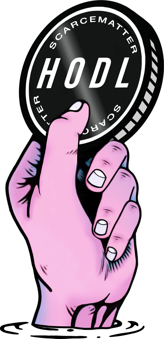 'HODL' Premium Sticker